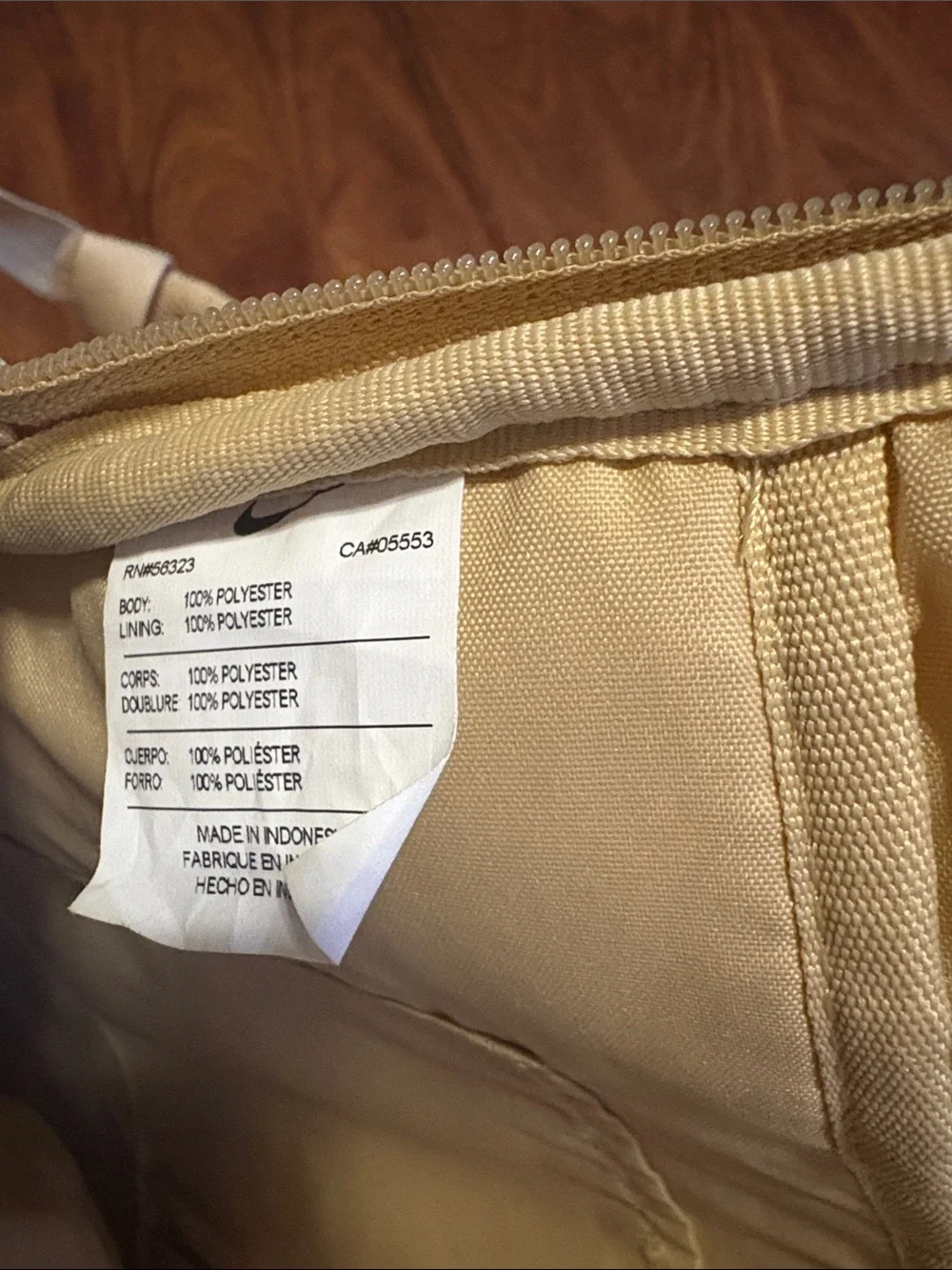 Nike Tan and Black Everyday Backpack